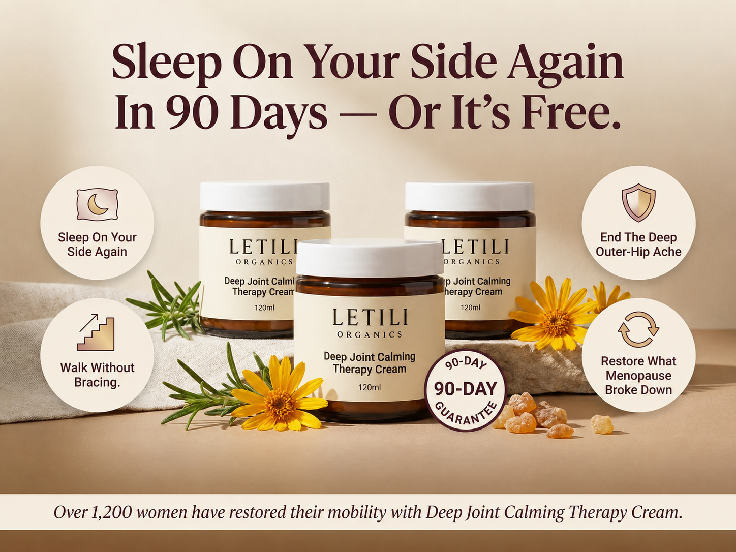 Letili Organics Deep Joint Calming Therapy Cream