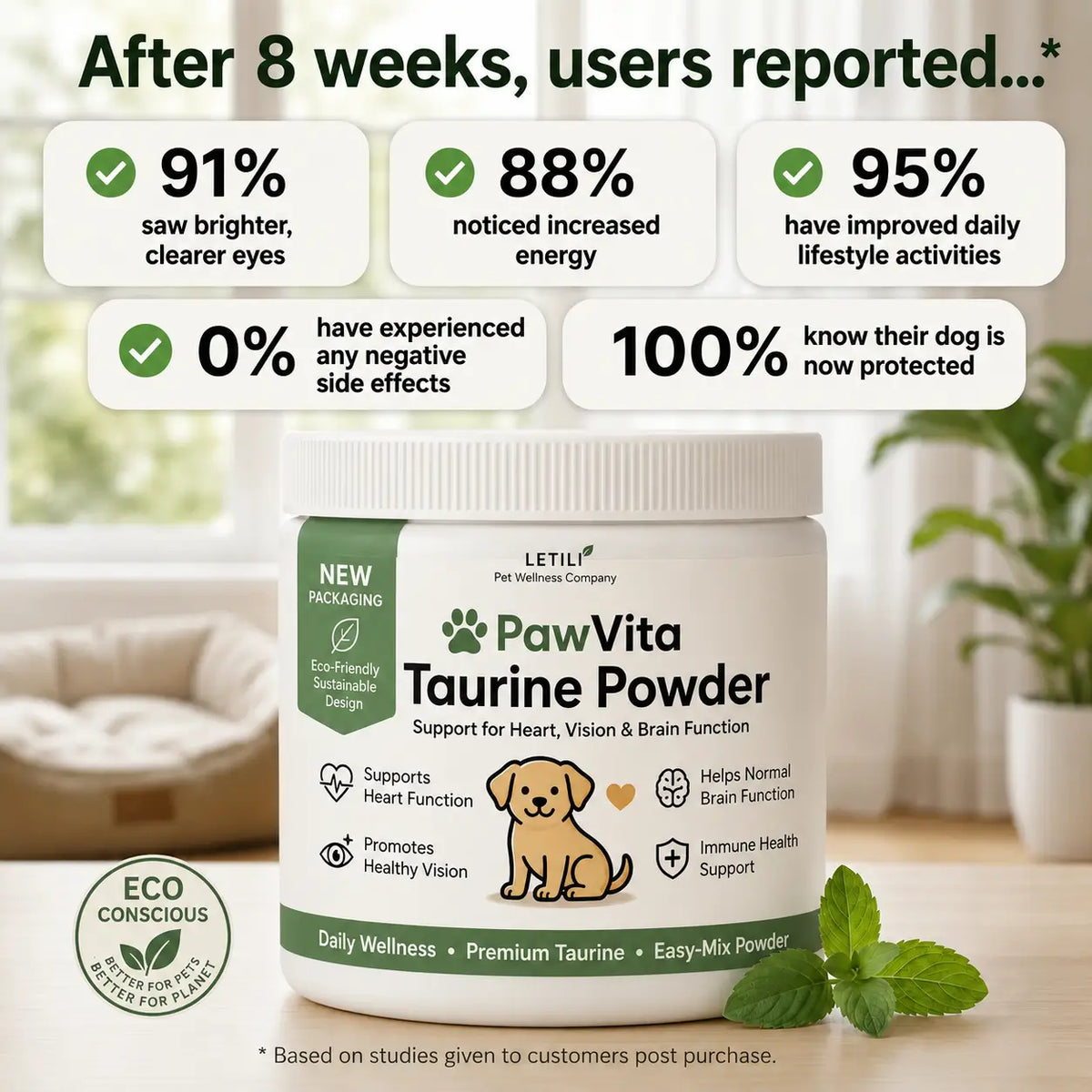 Letili PawVita Taurine+ Powder for Dogs