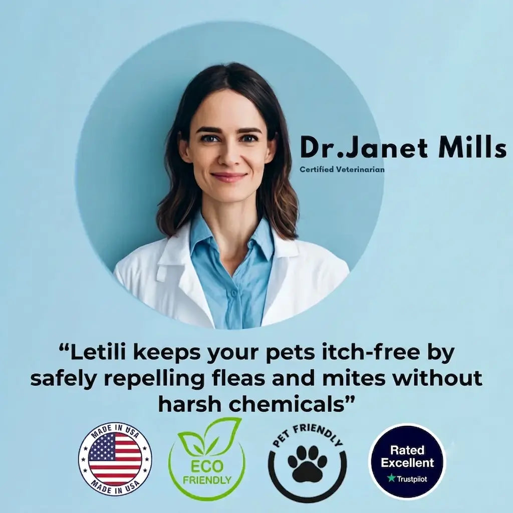 Say Goodbye To Chemical Exposure, Costly Treatments and Recurring Fleas with Letili
