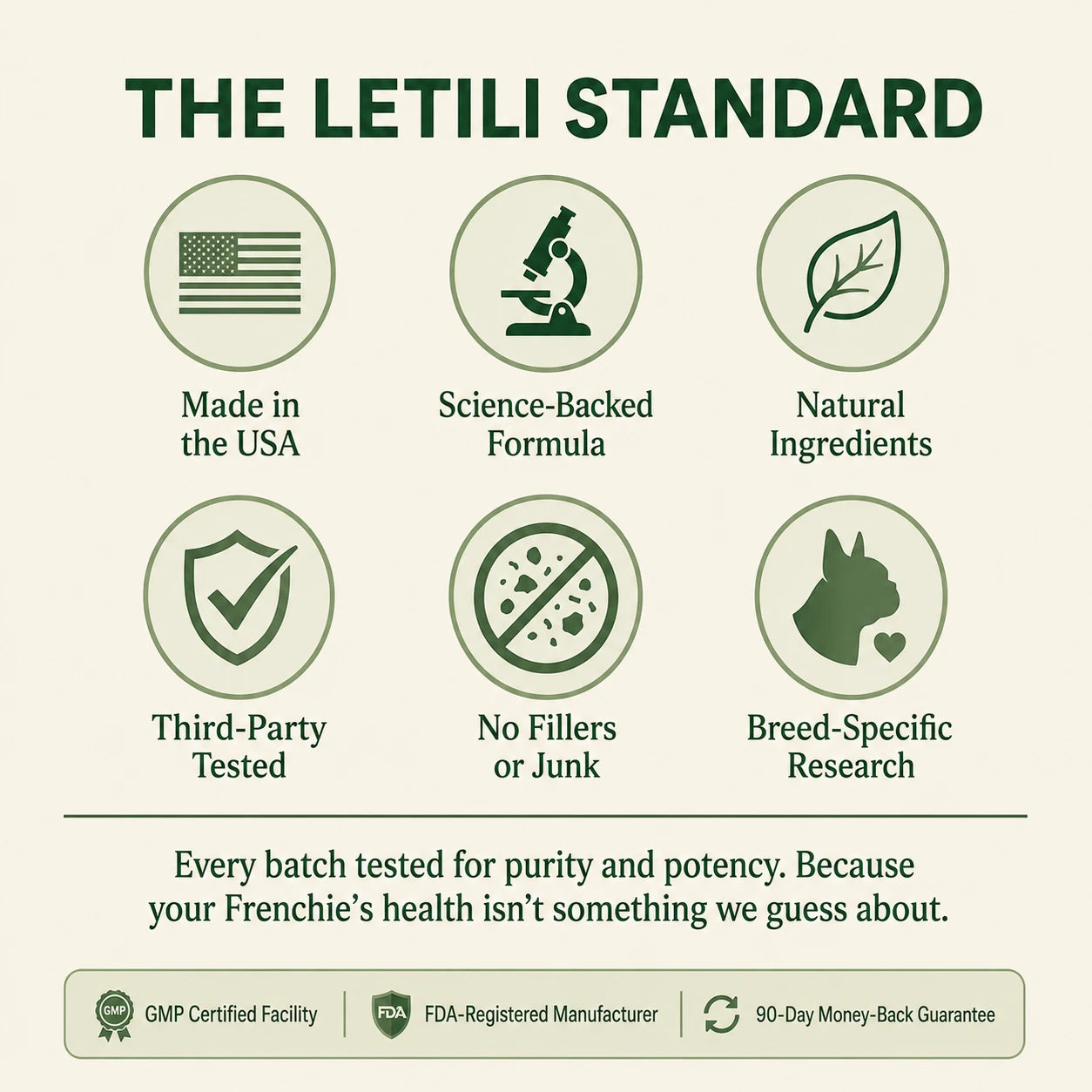 Letili French Bulldog Longevity Chews