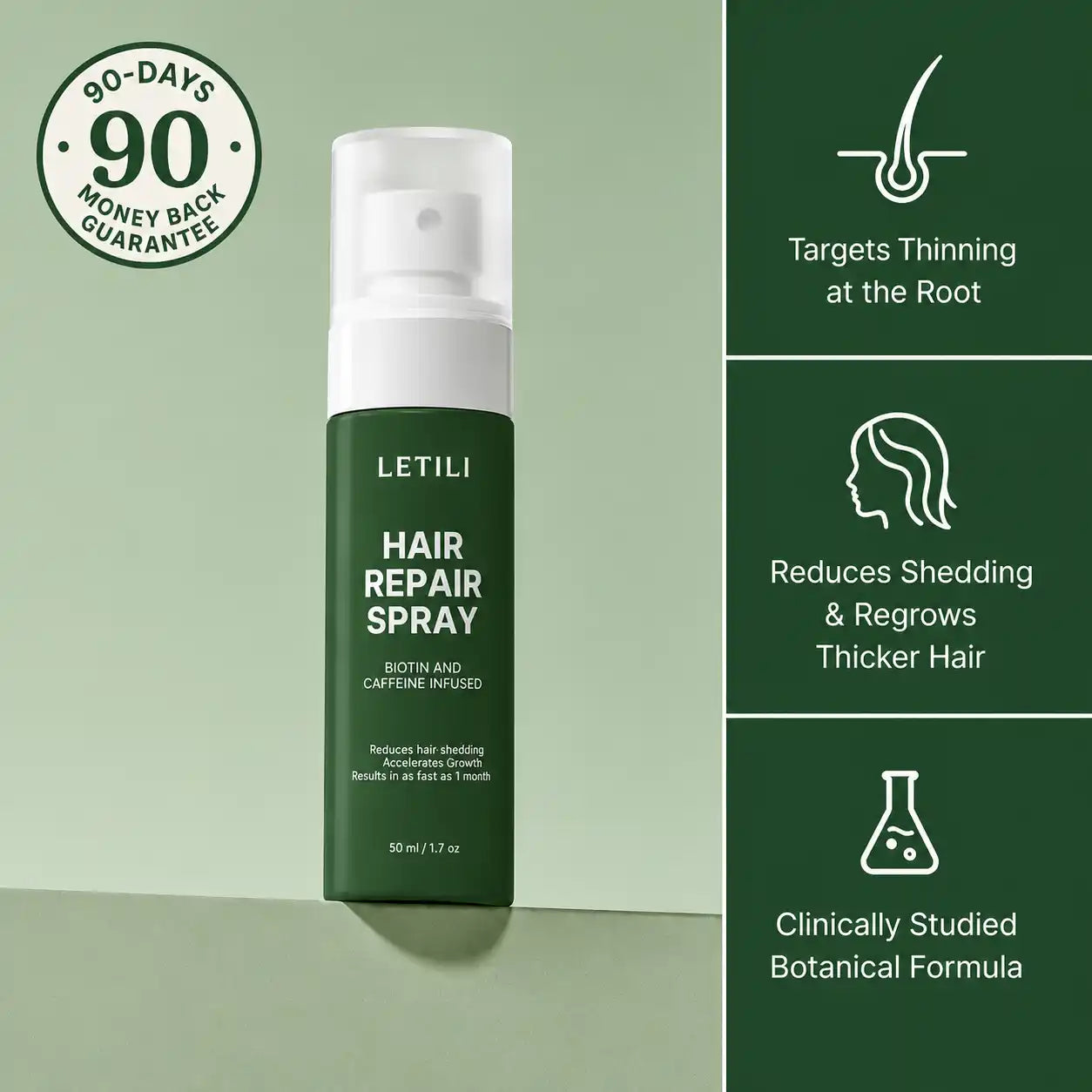 Letili Repair Spray — Eliminates Thinning Hair
