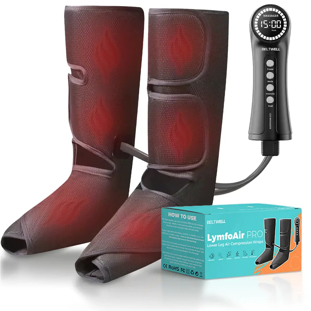 LegRevive™ PRO - Leg Air Compression Boots With Heat & 3 Massage Modes