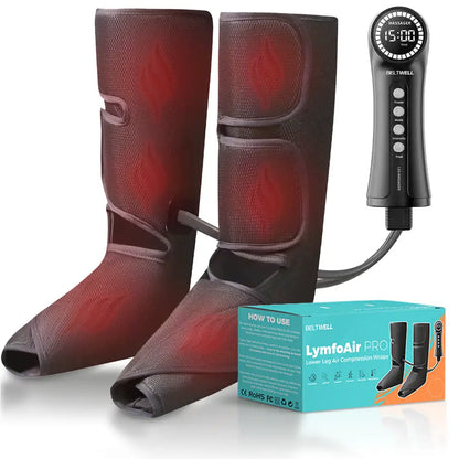 LegRevive™ PRO - Leg Air Compression Boots With Heat & 3 Massage Modes