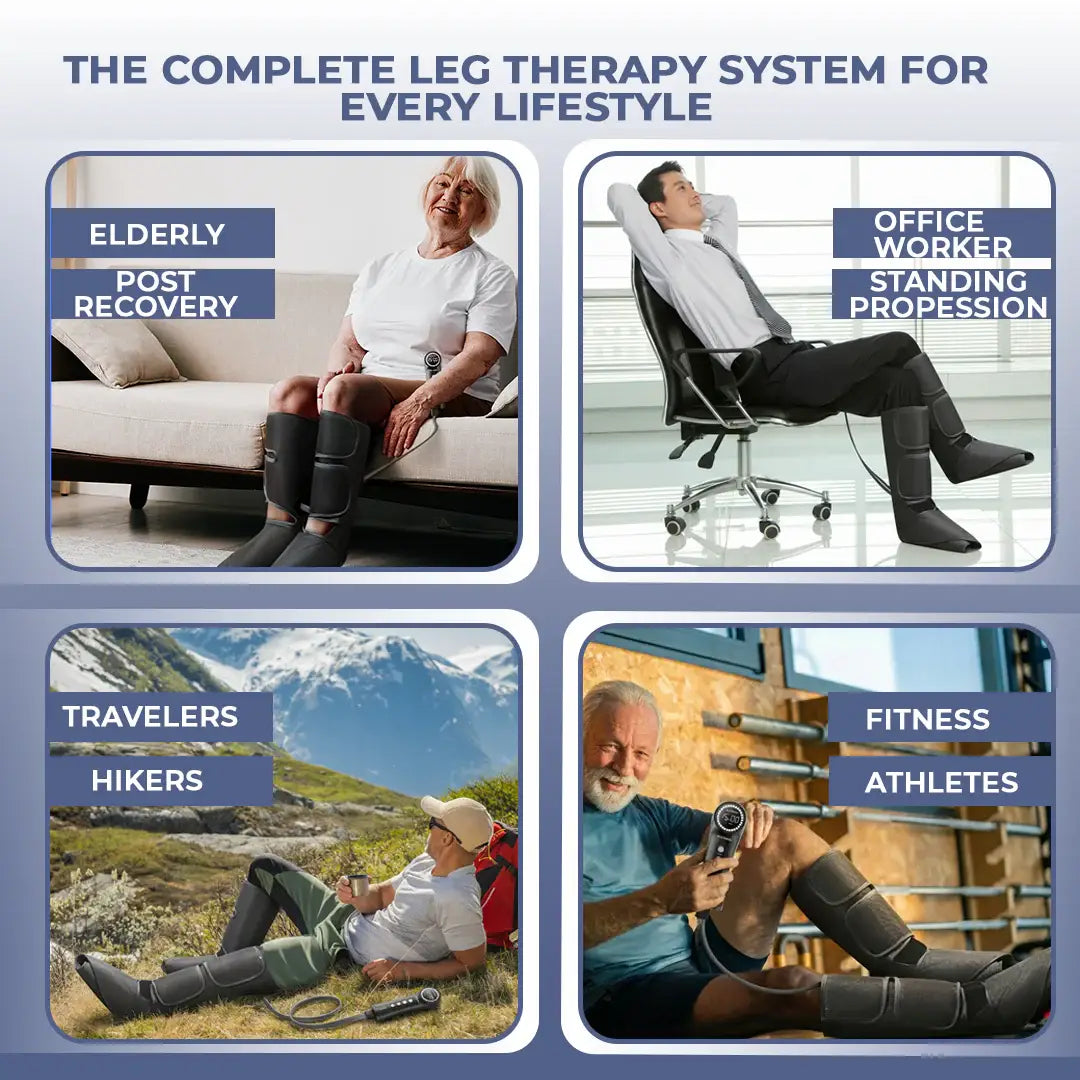 LegRevive™ PRO - Leg Air Compression Boots With Heat & 3 Massage Modes