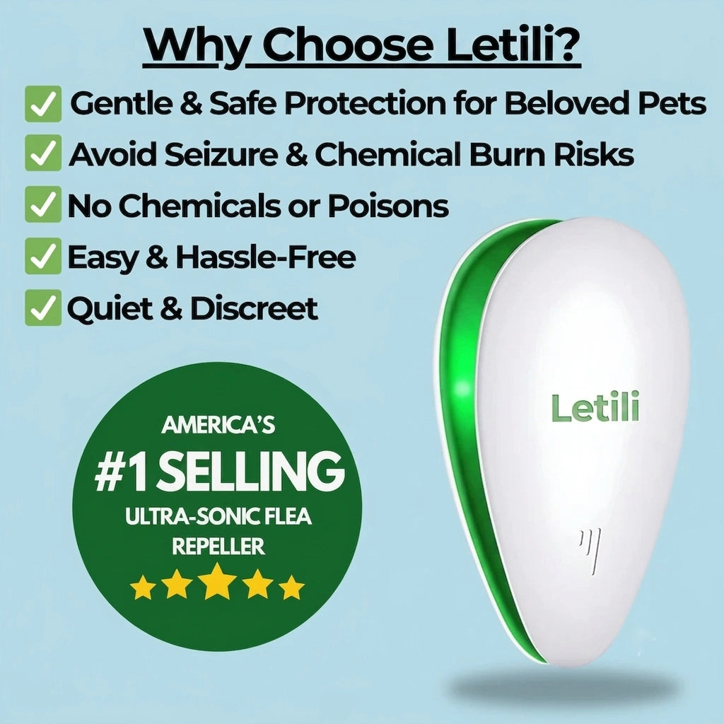 Say Goodbye To Chemical Exposure, Costly Treatments and Recurring Fleas with Letili