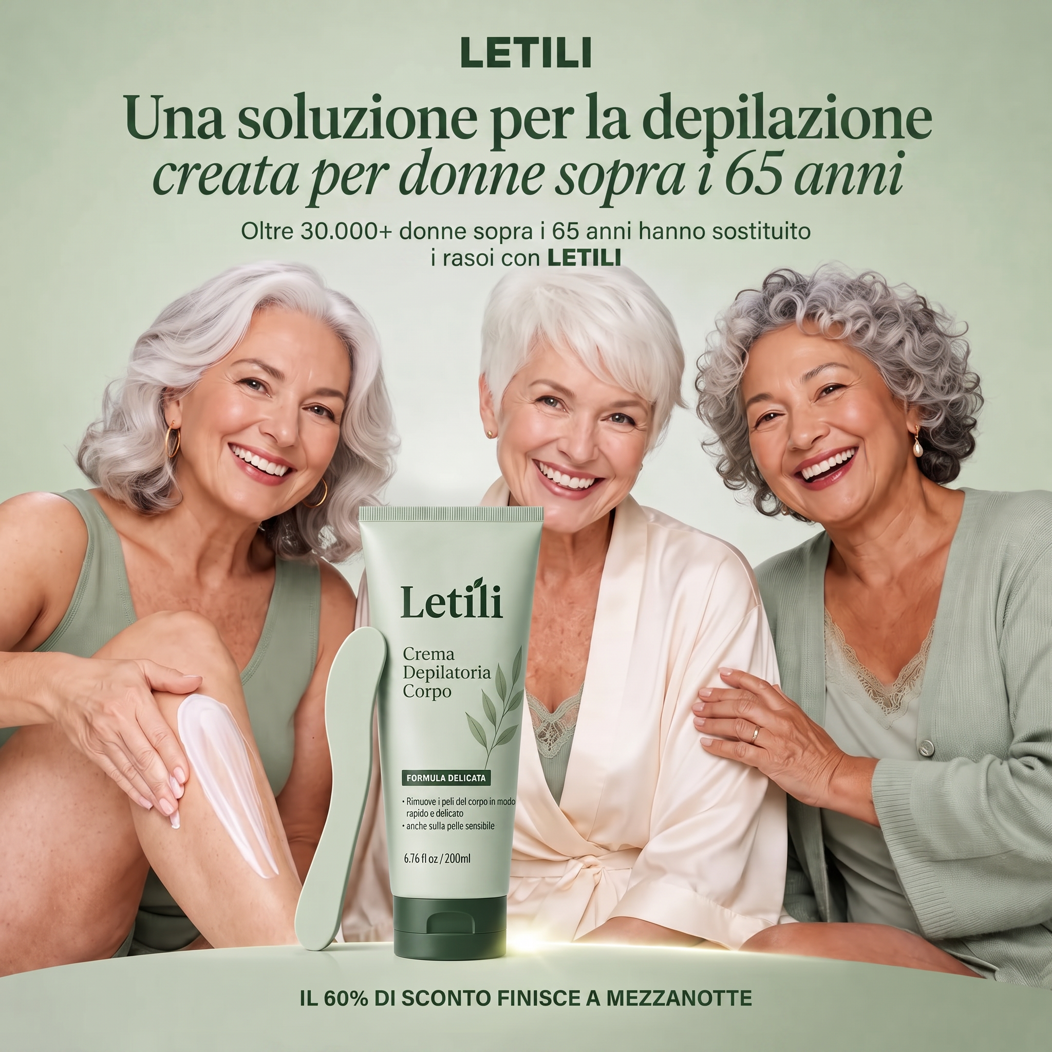 Crema Depilatoria Corpo e Intimo – Pelle Liscia Senza Rasoio