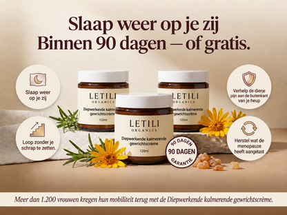 3X | Letili Organics Diepwerkende Kalmerende Gewrichtscrème | MP