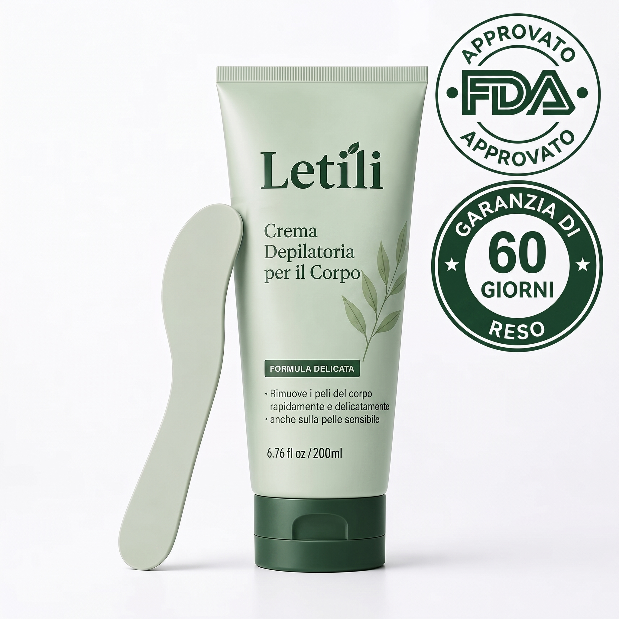 Crema Depilatoria Corpo e Intimo – Pelle Liscia Senza Rasoio