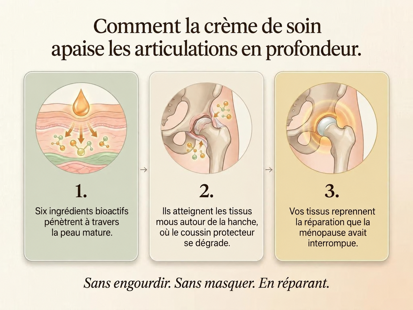 Letili Organics Crème apaisante en profondeur pour les articulations | MP