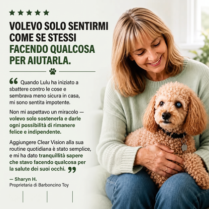 Cataratta Clear Vision – Gocce Antiossidanti per la Vista del Cane